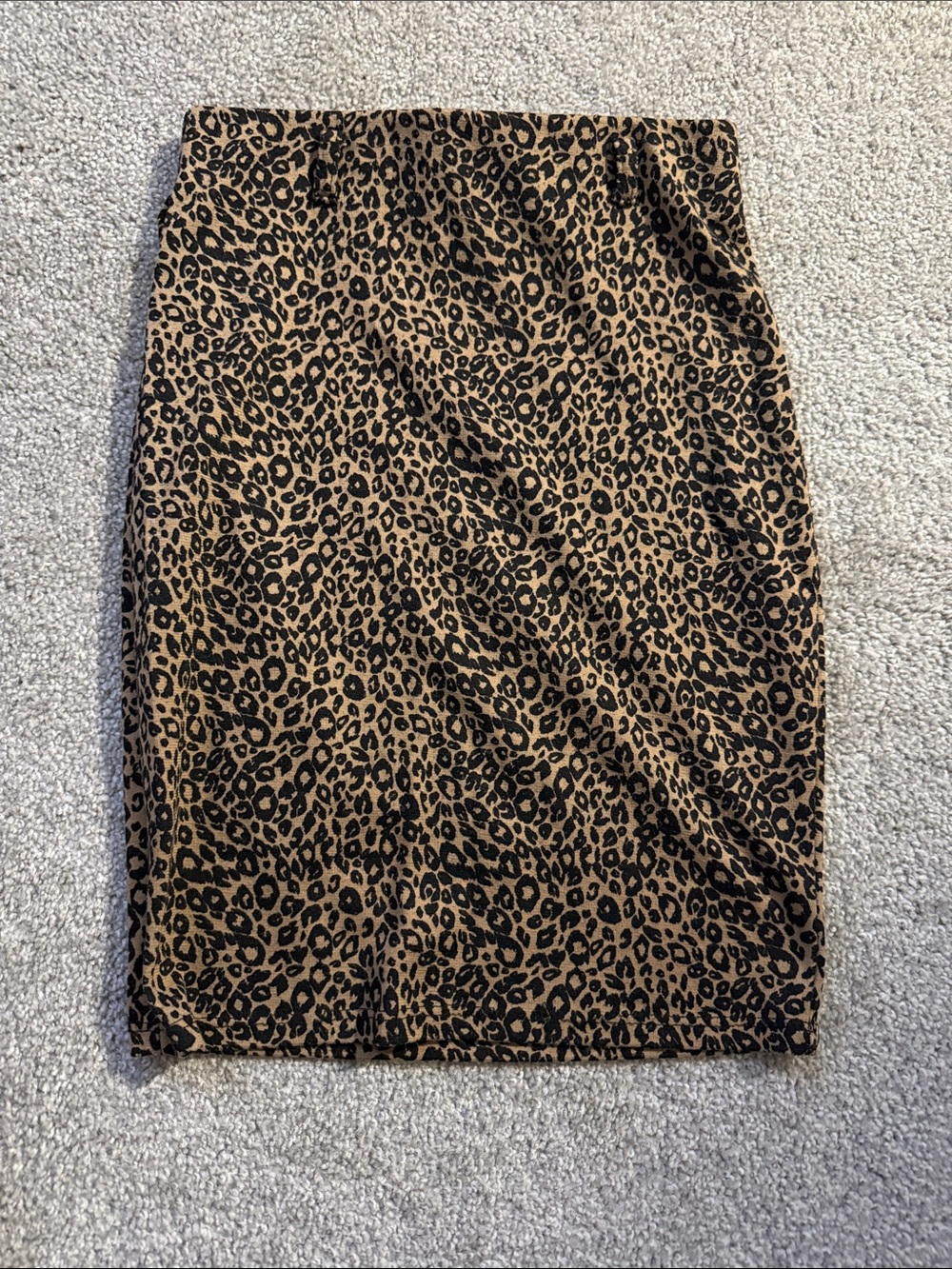 Body Central Leopard Print Pencil Skirt - Brown & Black